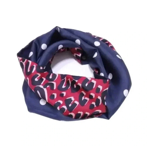 Authentic Louis Vuitton Scarf Snood Leopard Silk Multicolor Never Used - Picture 3 of 5
